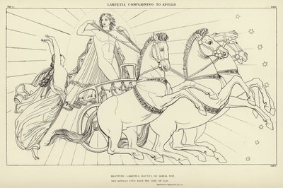 Lampetia se plaignant à Apollon - John Flaxman